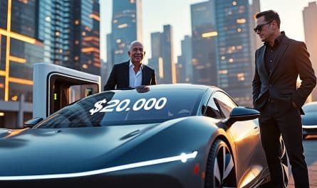 découvrez comment slate, la nouvelle voiture électrique à 20 000 dollars, pourrait bouleverser l'industrie automobile. jeff bezos pourrait-il rivaliser avec elon musk dans cette course à l'innovation ? plongez dans les enjeux et les comparaisons entre ces deux géants du secteur.