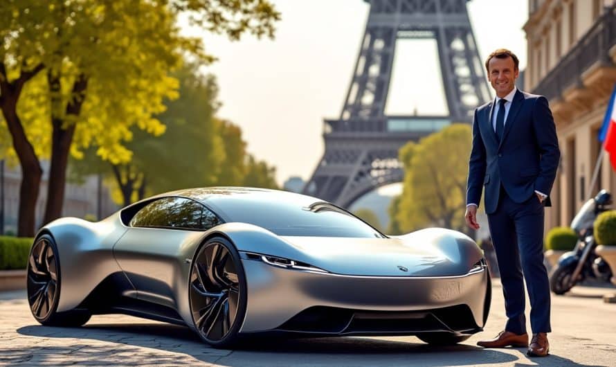 Le président Macron s’offre une nouvelle voiture électrique
