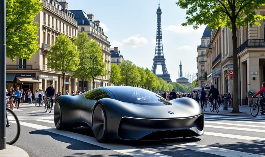 Nous avons essayé la voiture électrique d’Emmanuel Macron