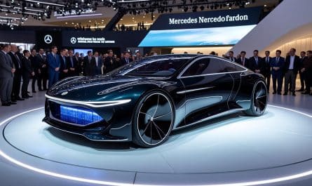 découvrez la nouvelle voiture électrique de mercedes, équipée d'une batterie innovante, qui redéfinit l'avenir de la mobilité durable. restez à l'affût pour le dévoilement de cette prouesse technologique !