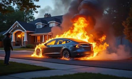 à trois-bassins, une voiture électrique s'est embrasée, provoquant un incendie qui a touché la maison d'une riveraine. retrouvez les détails sur cet incident et ses conséquences.