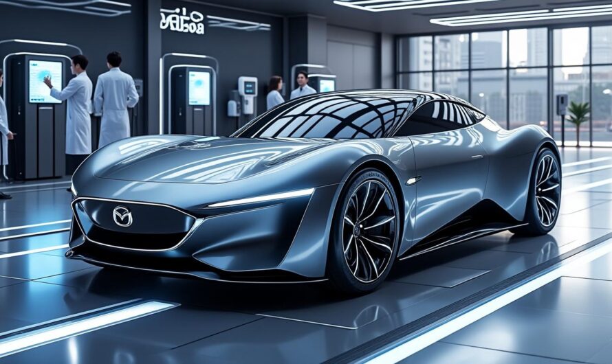 Mazda inaugure ses essais avec sa première voiture électrique sur sa plateforme électrique maison