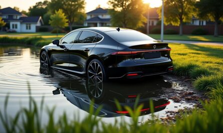 découvrez la vidéo dramatique de la xiaomi su7 qui confond un étang avec un parking, montrant comment le véhicule a évité une catastrophe majeure.