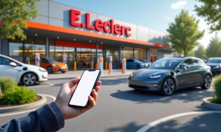 e.leclerc lance une application innovante qui simplifie la recharge des voitures électriques directement en magasin, offrant aux clients une expérience pratique et rapide.