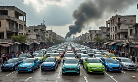 découvrez comment le conflit mondial a provoqué un boom inattendu des ventes de voitures électriques d'occasion depuis début mars, transformant le marché automobile.