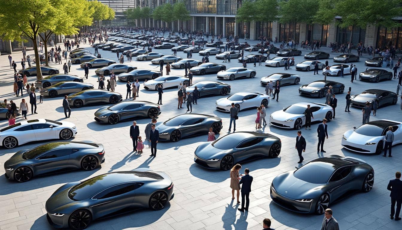 participez à la journée de la mobilité et découvrez 33 modèles innovants de voitures électriques et hybrides, exposés en plein cœur de la place. une occasion unique de découvrir les dernières avancées en matière de mobilité durable.