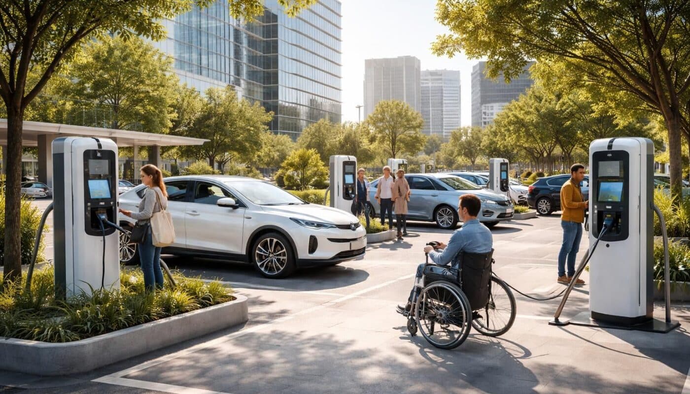 découvrez les enjeux des bornes de recharge pour voitures électriques et les solutions pour les rendre accessibles à tous, afin de faciliter la transition énergétique.