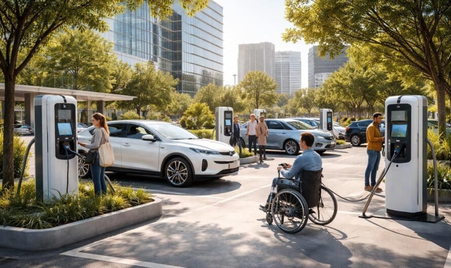 Voitures électriques : Le défi des bornes de recharge accessibles à tous