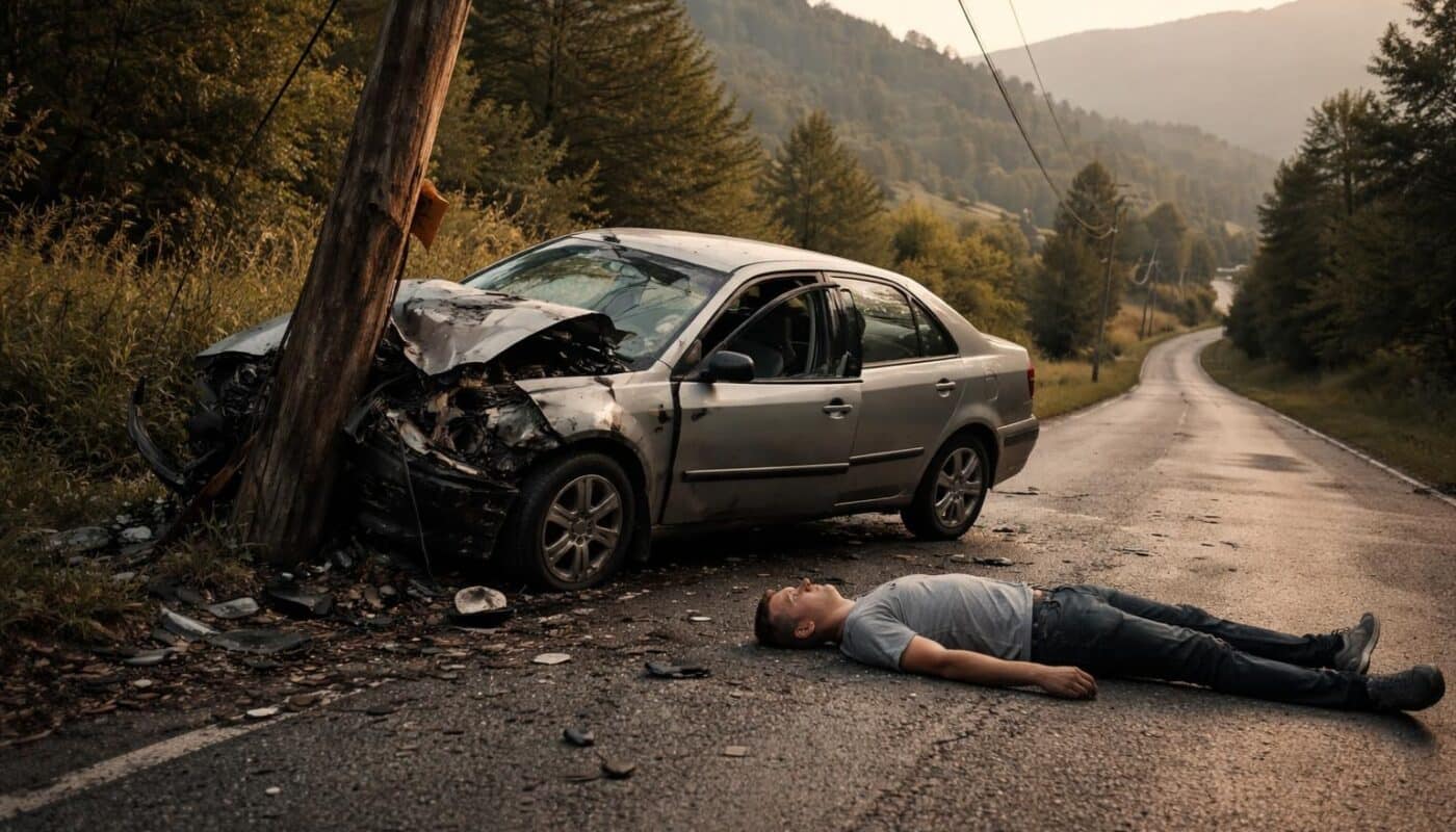 un accident tragique à viuz-en-sallaz : un véhicule percute un poteau électrique, causant la mort immédiate d'un homme de 30 ans. plus de détails sur cet événement dramatique.