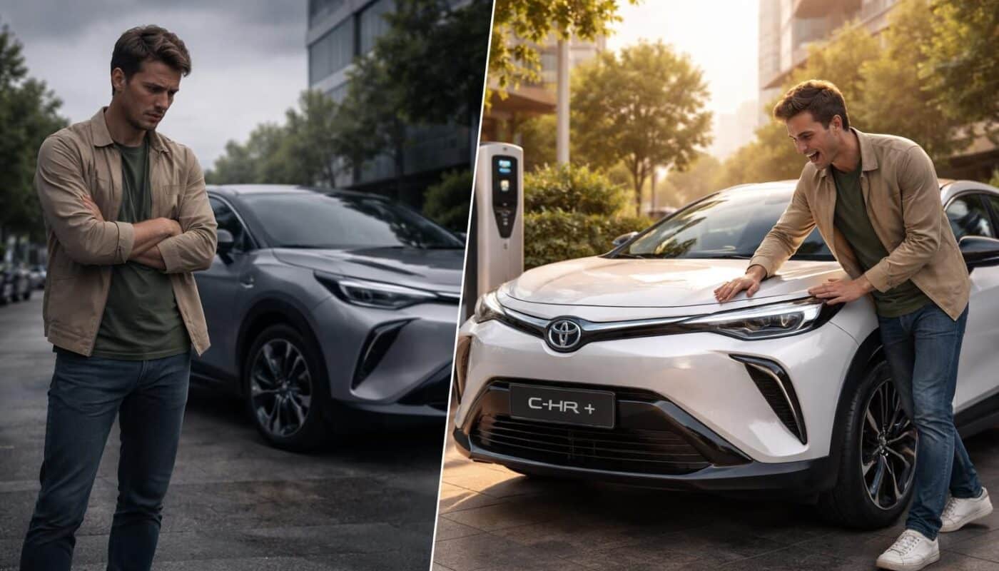 découvrez comment le toyota c-hr+ a transformé la déception en surprise et a su conquérir mon cœur avec sa technologie électrique innovante et son design unique.
