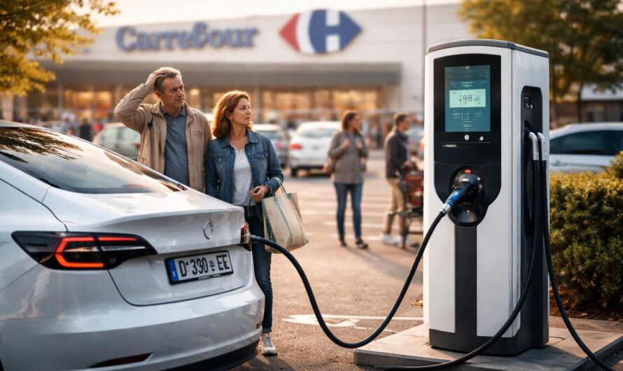 Carrefour arrête la recharge gratuite : découvrez les nouvelles conditions pour votre voiture électrique à partir du 1er…